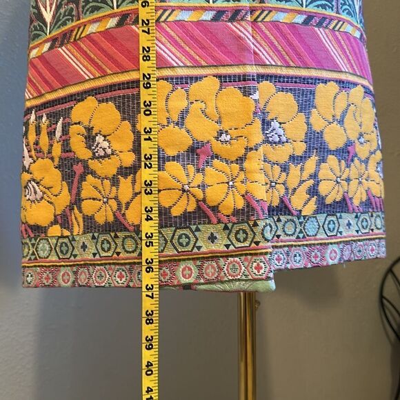 TWENTY-29 Colorful Floral Women's tapestry Coat size XL - Picture 4 of 11